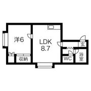 グランドール川下の間取り画像