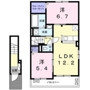 ひなた Aの間取り画像