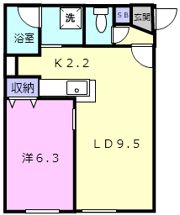 BRONZⅡの間取り画像
