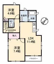エクセル瑞穂Aの間取り画像