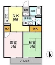 セジュールモトハシの間取り画像