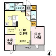 ステラ美光の間取り画像