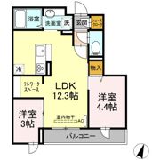 ステラ美光の間取り画像