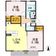 ハートフルタウン B棟の間取り画像