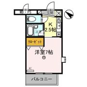 サンタウン竹鼻 Bの間取り画像