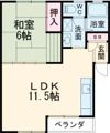 カームハイツAの間取り画像