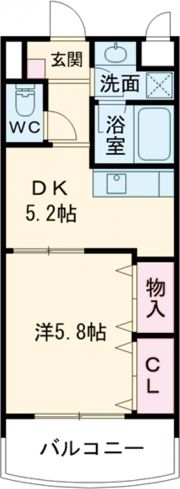 カーサ恵風の間取り画像