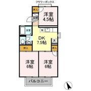 ボンセジュール企救丘 B棟の間取り画像