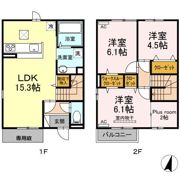 時・KAMOSU A棟の間取り画像
