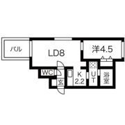 マイルーム琴似の間取り画像