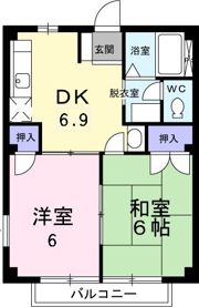 ブルースカイの間取り画像