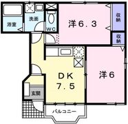 グレイスフルフィールドⅣの間取り画像