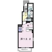 ジェルメ三沢Aの間取り画像