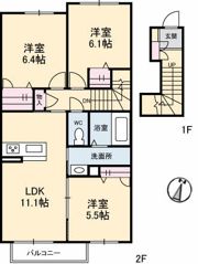 シャーメゾン響の間取り画像
