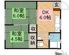 メゾンあずさの間取り画像