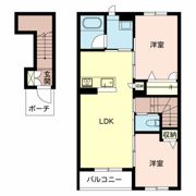 カーサグラスオエステBの間取り画像