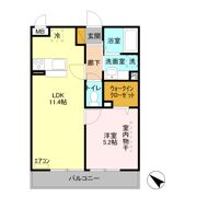 クレール原新町の間取り画像