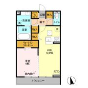 コーポラス芝山の間取り画像