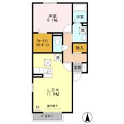 ハイツ春陽 森末の間取り画像