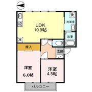 フレグランス メイビー A棟の間取り画像