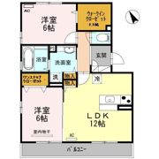 DーROOM AKARIの間取り画像
