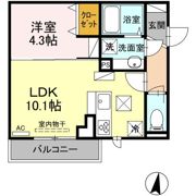 D-roomさんよう A棟の間取り画像