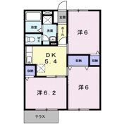 サンシティー臼井Cの間取り画像