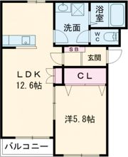 ラピスコートⅡの間取り画像