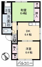 エーデルハオス B棟の間取り画像
