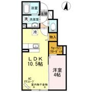 ケイズコート Aの間取り画像