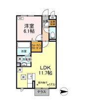 ロイヤルコート Bの間取り画像