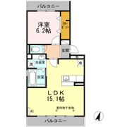 イースト フィールドの間取り画像