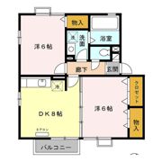 リビングタウンいせ Eの間取り画像