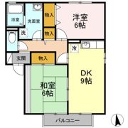 セジュール友清 E棟の間取り画像