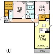 リーリエ中吉野の間取り画像