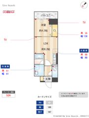 パークアベニューサウンド薬院の間取り画像