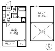 グレイスハイツFKの間取り画像