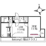 ハーミットクラブハウス トゥギャザーソフィア横浜三ツ境駅前の間取り画像