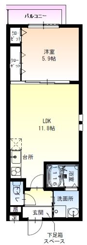 フジパレス和歌山木広サウスの間取り画像