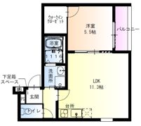 フジパレス和歌山木広サウスの間取り画像
