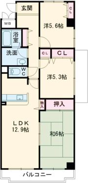 オルテンシアKOBEの間取り画像