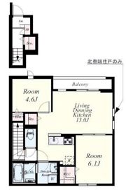 シャルマン土井Ⅲの間取り画像