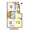 D-room内原 B棟の間取り画像