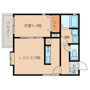 クラージュ黒川の間取り画像