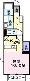 コート・ヤードⅡ Aの間取り画像
