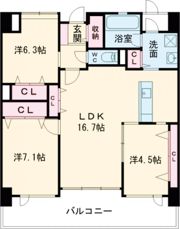 LEGEND111の間取り画像