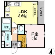 D-room塚越の間取り画像