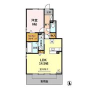 セジュール薫風 Bの間取り画像