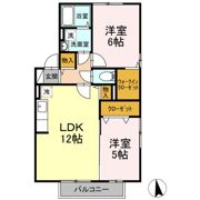 ヒルサイド1の間取り画像