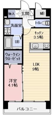 サミット栗田中央の間取り画像